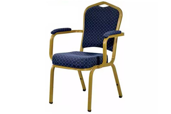 Aluminium banquet chair with armrests made in turkey