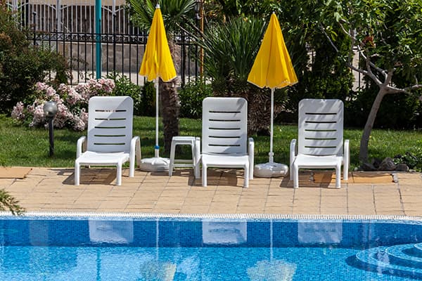 plastic pool furniture made in turkey