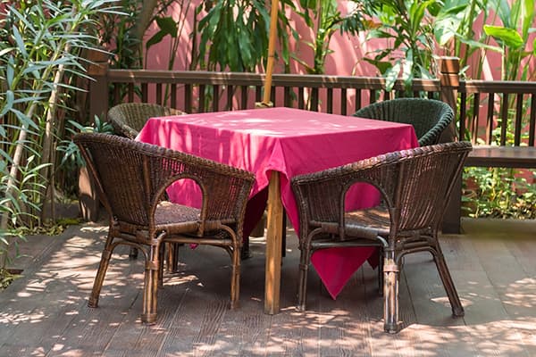rattan furniture garden dining set