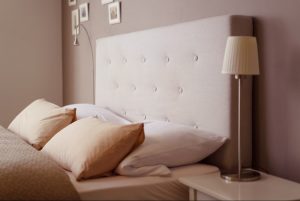 hotel guest room headboard bedhead