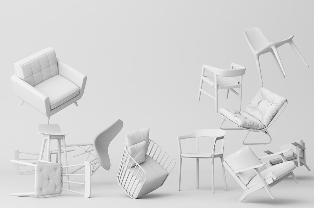 3D renderings in furniture design